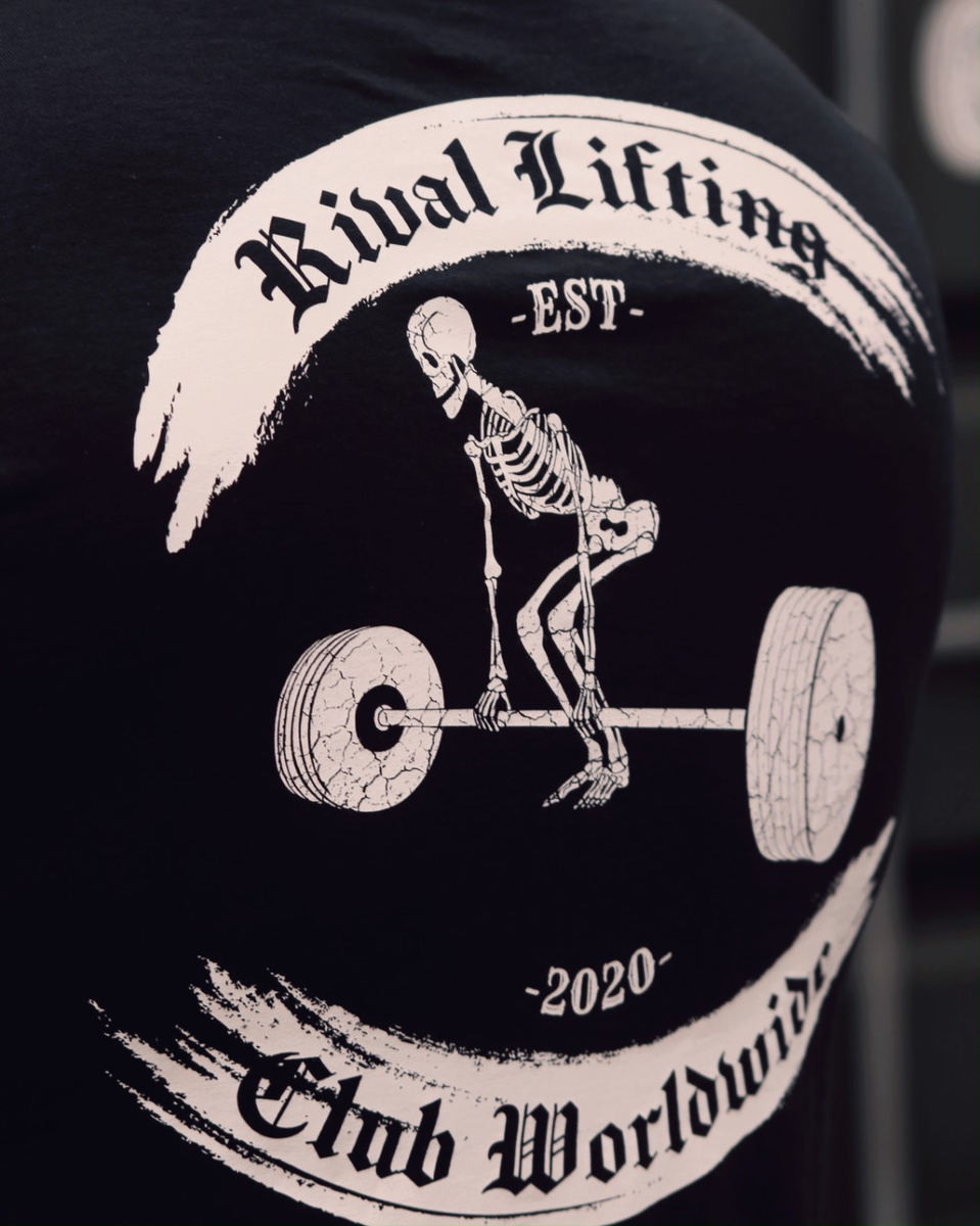 RivalLifting's tweet photo. ✖️ DEADLIFT TILL THE END💀💀
✖️Skeleton Deadlift T-shirt in Black✖️

#powerlifting #fitness #fitness #gym #homeworkout #workout #fit #fitness #fitnessmotivation #gymmotivation #bodybuilding #training #healthylifestyle #gymlife #exercise #muscle #fitnessmodel #ips #strongman https://t.co/jcufkynZLO
