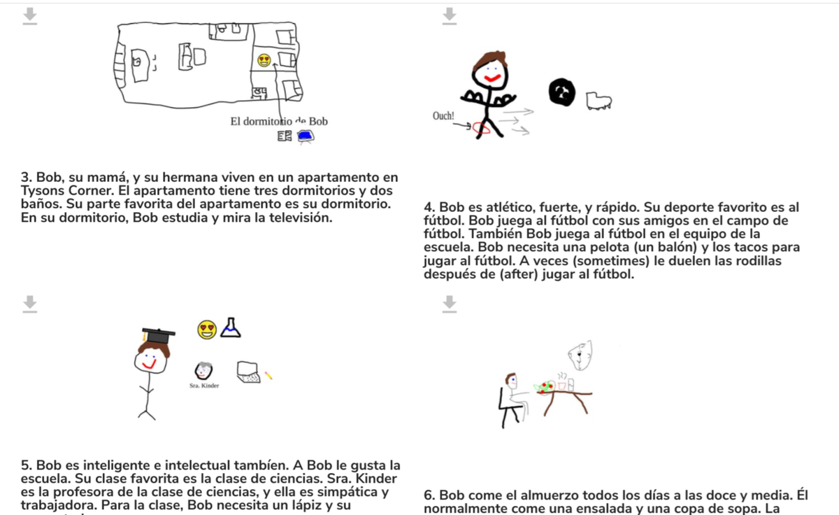 AutumnTYates's tweet image. I'm having fun playing with @CharlalaXP's Drawstories feature. What a creative way to review past topics and vocab when we get back to school, and I love that it can be assigned and completed asynchronously!