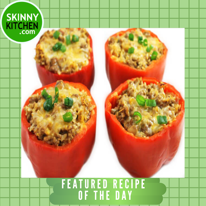 Skinny Cheeseburger Stuffed Peppers. These are absolutely delicious! Tastes just like a cheeseburger. Each serving has 349 cal, 12g fat, &amp; 8 Blue WW Freestyle SmartPoints and 8 Green. #stuffedpeppers #cheeseburger #lowcalorie #glutenfree #wwrecipes
skinnykitchen.com/recipes/skinny…