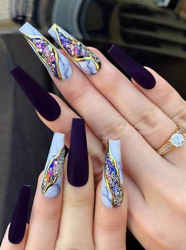 15 Amazing New Years Nail Art Design - New Year's Eve Nail 2024 | New  year's nails, New years nail art, Pretty nail art designs