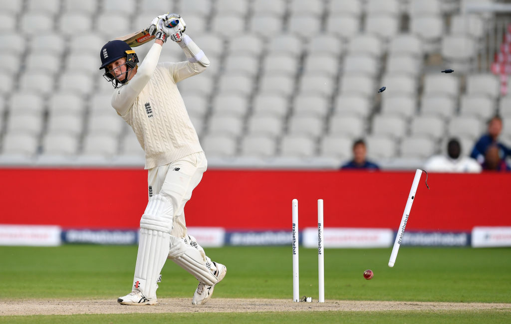 WisdenCricket's tweet photo. Me: The new ball is going to move around. Take your time, get your eye in.

Also me: https://t.co/mGx2OcbRBE