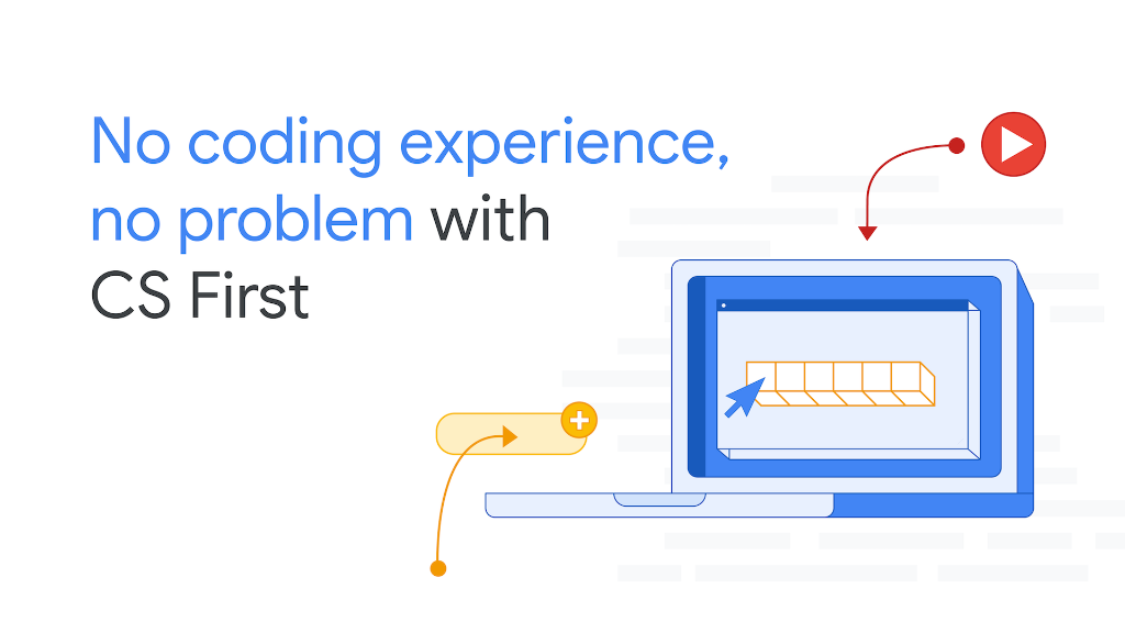 GoogleForEdu's tweet photo. #CSFirst, meet #PD 🤝. Learn more about #CSFirst and how you can teach coding in your class with no prior computer science knowledge: https://t.co/P7hThCXCwW. https://t.co/Z3M4STEF8J