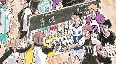 hq!! chapter 402 - a closer look (4)
• shirofuku and her love for food
• bokuto proudly be like "our tsukki!!!"
• what did matsukawa say to suna?
• oh no hanamaki and konoha are you guys okay ?