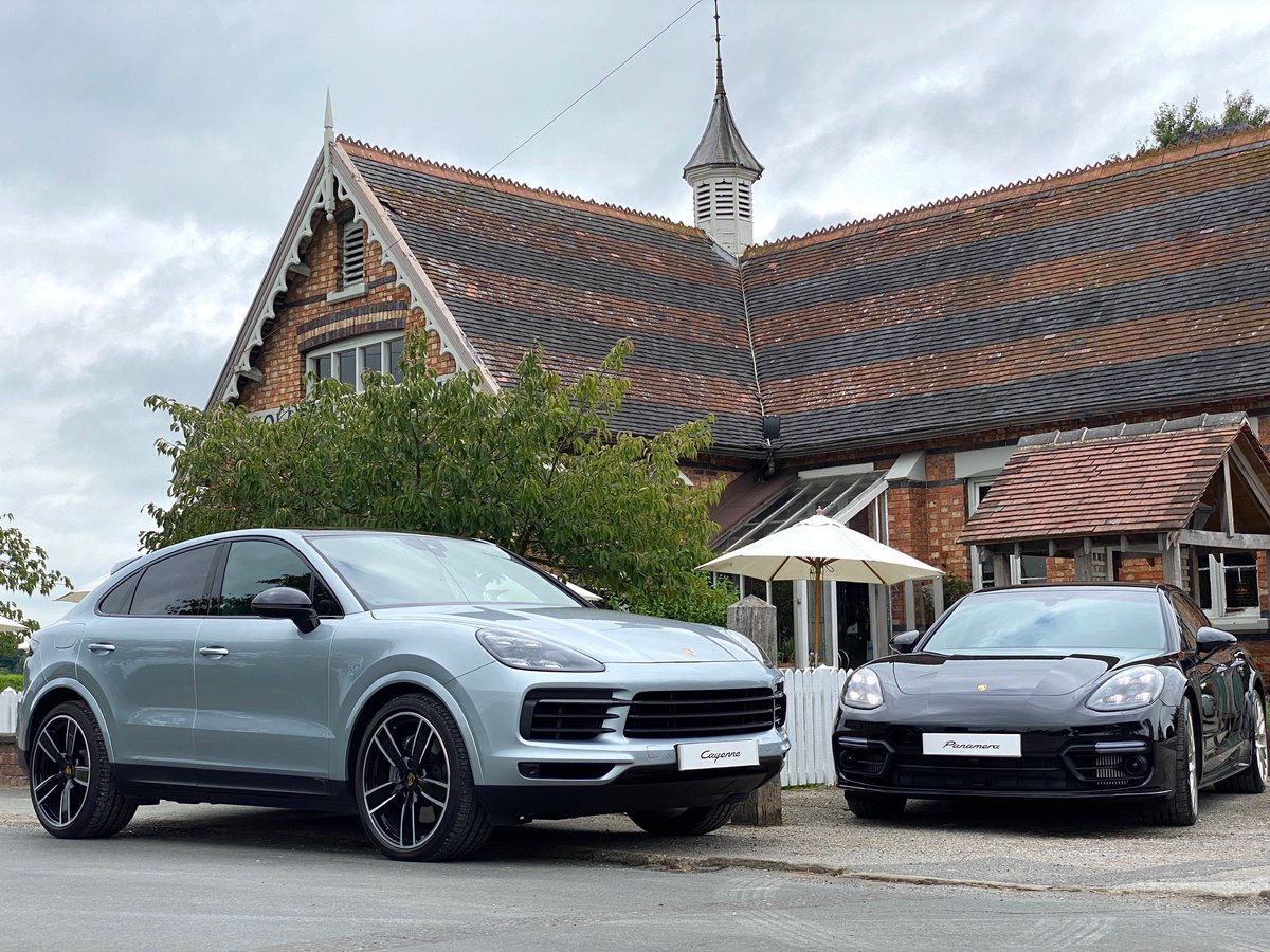 This week we took a little drive in our Panamera 4 E-Hybrid and Cayenne S Coupe demonstrators to visit our friends at The Cholmondeley Arms who reopened this month 😀  

<a href="/CholmArms/">Cholmondeley Arms</a> <a href="/Porsche_Chester/">Porsche Chester</a> 

#PorscheChester #Cayenne #Panamera #Porsche #luxurycars #sportscar #Cheshire