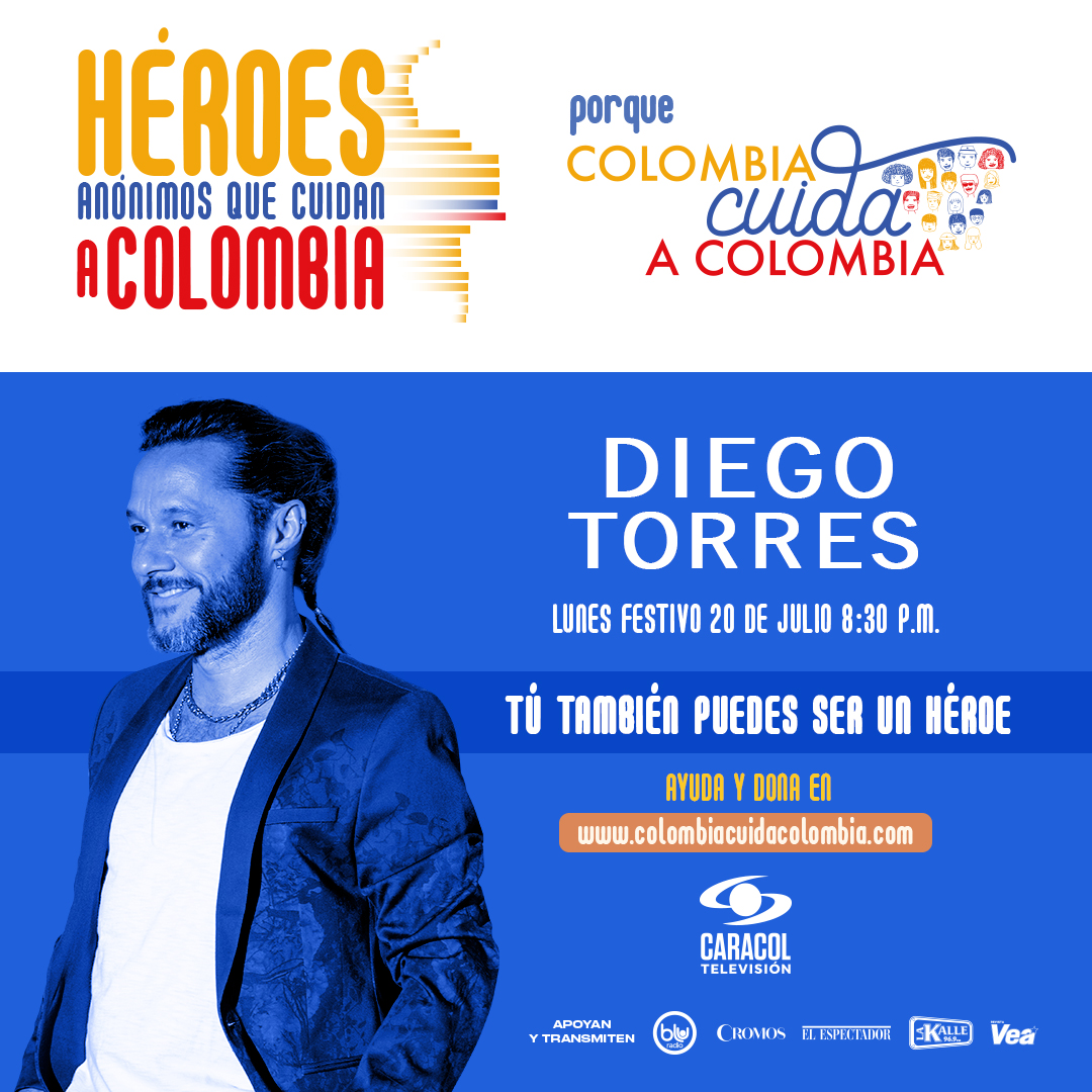 BluRadioCo's tweet image. Carlos Baute, Álex Ubago y Diego Torres estarán presentes #ColombiaCuidaColombia para hacerle un homenaje a los #HéoresAnónimos que cuidan a Colombia. 

¡Conéctese mañana a través de nuestra señal!