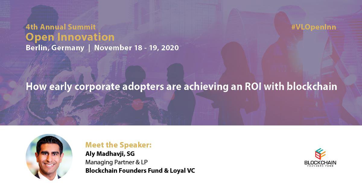 BlockchainFF's tweet photo. Our Managing Partner, @aly_madhavji, will be speaking at the 4th Annual Summit Open Innovation in November in Berlin π©πͺ#VLOpenInn https://t.co/wiGdU8rmDf