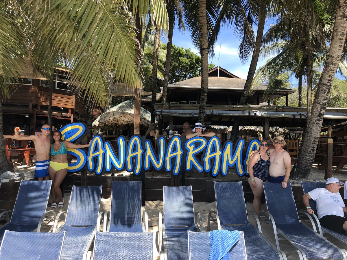 thiscruiselife's tweet photo. My favorite spot in #Roatan Honduras to spend a day: #Bananarama Dive & Beach Resort, home to the #ThirstyTurtle grill & bar.
They have an awesome #cruise ship package: $40 roundrip transport, welcome drink, beach chair, facilities use and snorkel gear!
https://t.co/vtnRQYLT1M https://t.co/xkW3DkkQ9j