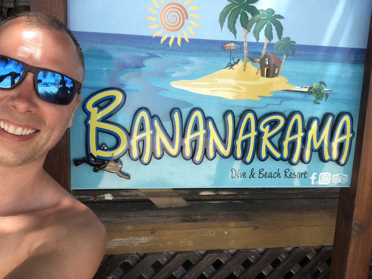 thiscruiselife's tweet photo. My favorite spot in #Roatan Honduras to spend a day: #Bananarama Dive & Beach Resort, home to the #ThirstyTurtle grill & bar.
They have an awesome #cruise ship package: $40 roundrip transport, welcome drink, beach chair, facilities use and snorkel gear!
https://t.co/vtnRQYLT1M https://t.co/xkW3DkkQ9j