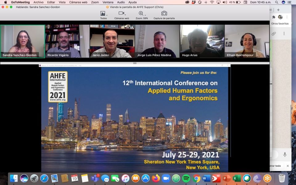 KushiRimay's tweet photo. #AHFE2020 @EPNEcuador @InvestigaEPN @EPNEcuador #SWQuality #a11y 11th International Conference on Applied Human Factors and Ergonomics, 16-20 July 2020, Virtual Conference, USA. Chairing and presenting research results with inter institutional teams @CientificasEC @MPolitecnica https://t.co/4BN5r8At6S
