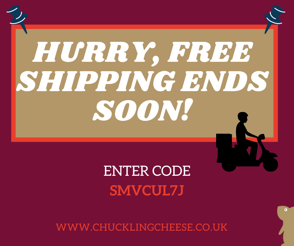 ChucklingCheese's tweet image. Hurry, don't miss out! 

Our Free shipping offer on orders over £20 ends on 31st July at 11pm

Stock up on your favourites or send a cheesy gift!

Don't forget to enter the code at checkout to claim the offer 

#freeshipping #websiteorders #notjustcheese