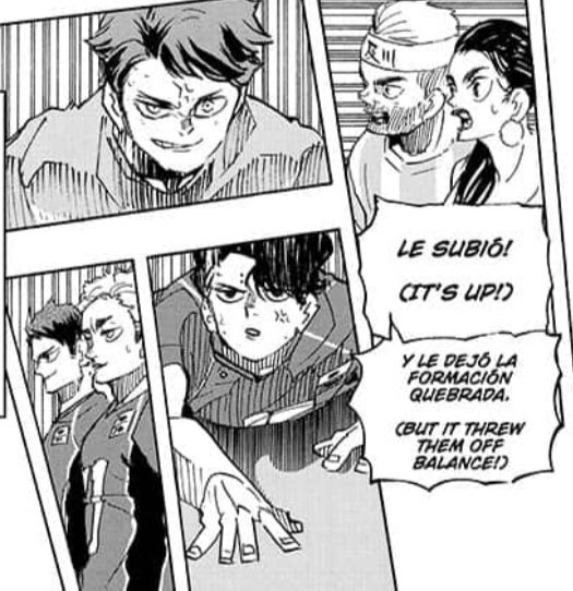 oikawa isn’t shown to make a set — a move made to facilitate the team. we see him serving: a solitary move. in his last moment, he’s finally facing the geniuses alone. even though it doesn’t result in a point, it still “throws them off balance”