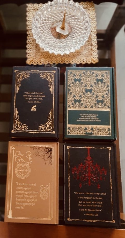 CSSKowshik's tweet photo. @FingerprintP Appreciate the good work in collecting wondeful short stories around the world.. Further, Appreciate the excellent work on Elegant cover design and Gilt pages, giving it quite a vintage look at quite an affortable price.. Cheers..          PS. I bought four of them https://t.co/qSCOgtFpTi