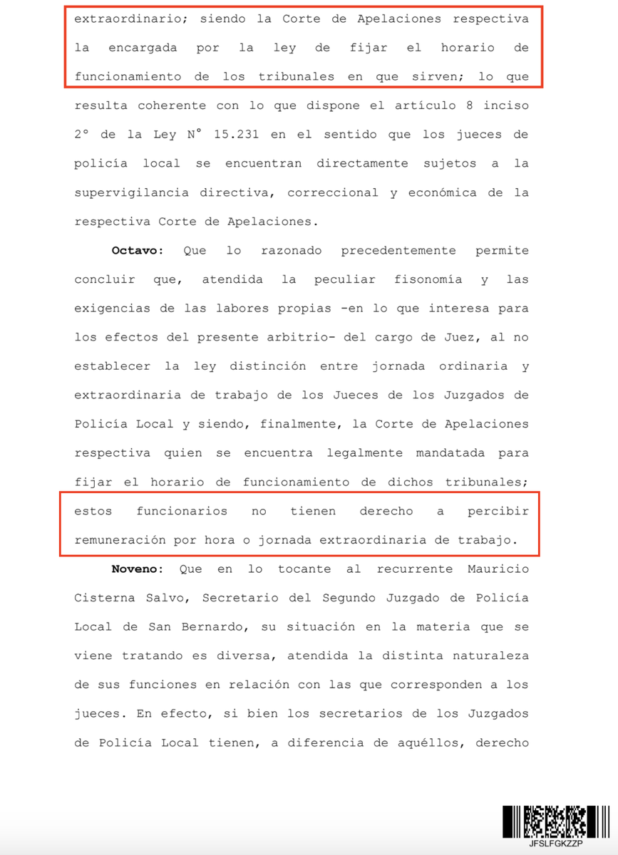ianela's tweet photo. Pagos millonarios en horas extras —durante la pandemia— a jueces de policía local en Maipú, Santiago, Providencia y municipios de la zona oriente; a pesar de q @Contraloriacl y la Corte Suprema dictaminaron q los jueces de policía local "NO TIENEN DERECHO" a horas extras.
Sigue👇 https://t.co/qgJcTsgEUT