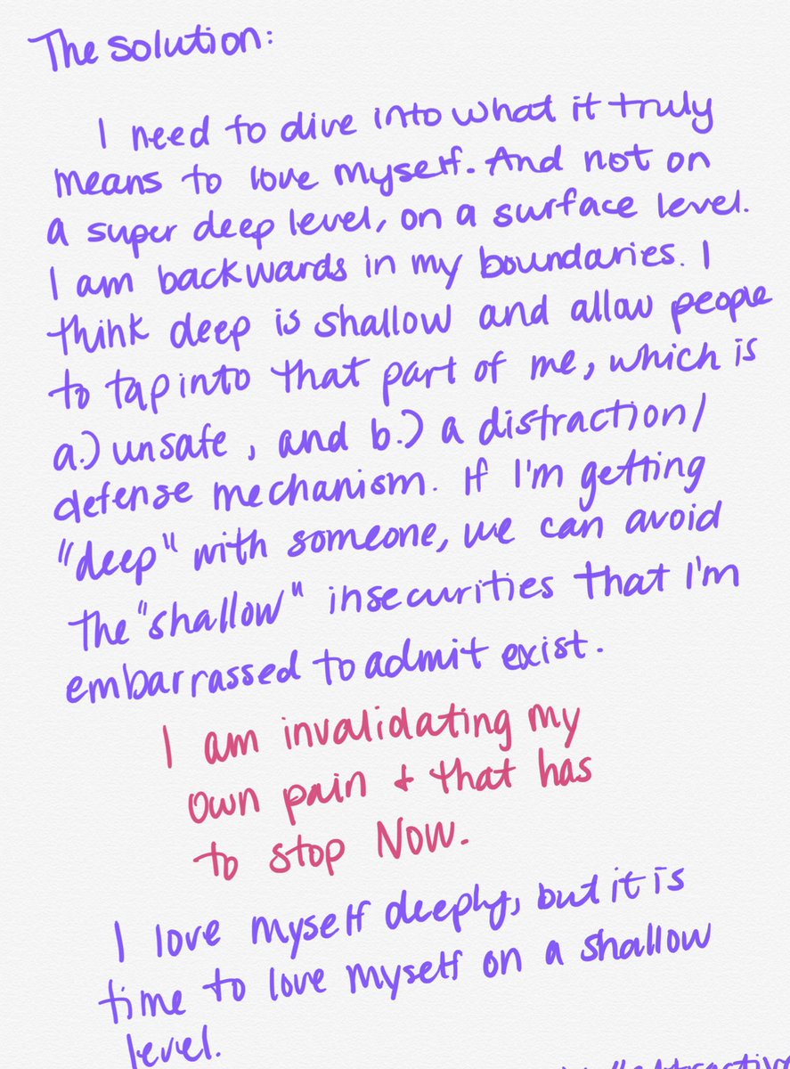the loss of a friend/life partner sent me into a depressive tailspin. only yesterday was i able to name each emotion it triggered &amp; start to unpack. 

here’s the first. 

sharing for anyone whose brain works like mine. it’s a personal analysis, but i think it could help someone.