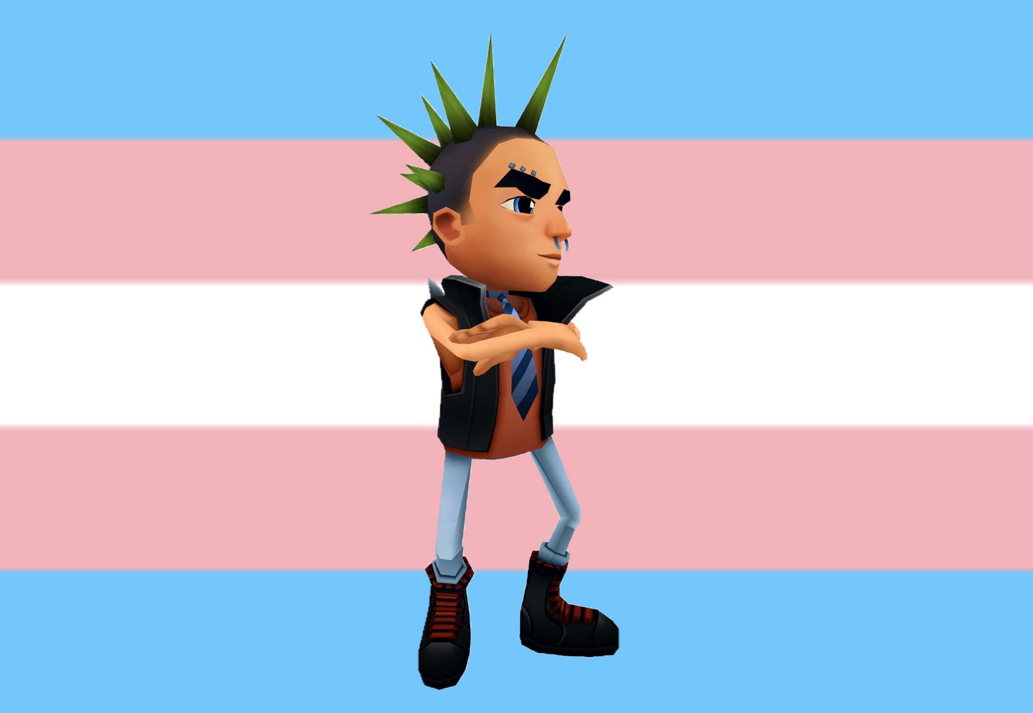 Pink (Subway Surfers), LGBT Characters Wikia