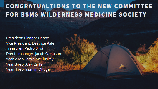 wildernessbsms's tweet photo. Congratulations to the new committee!🥳🎉 https://t.co/736bLWGSym
