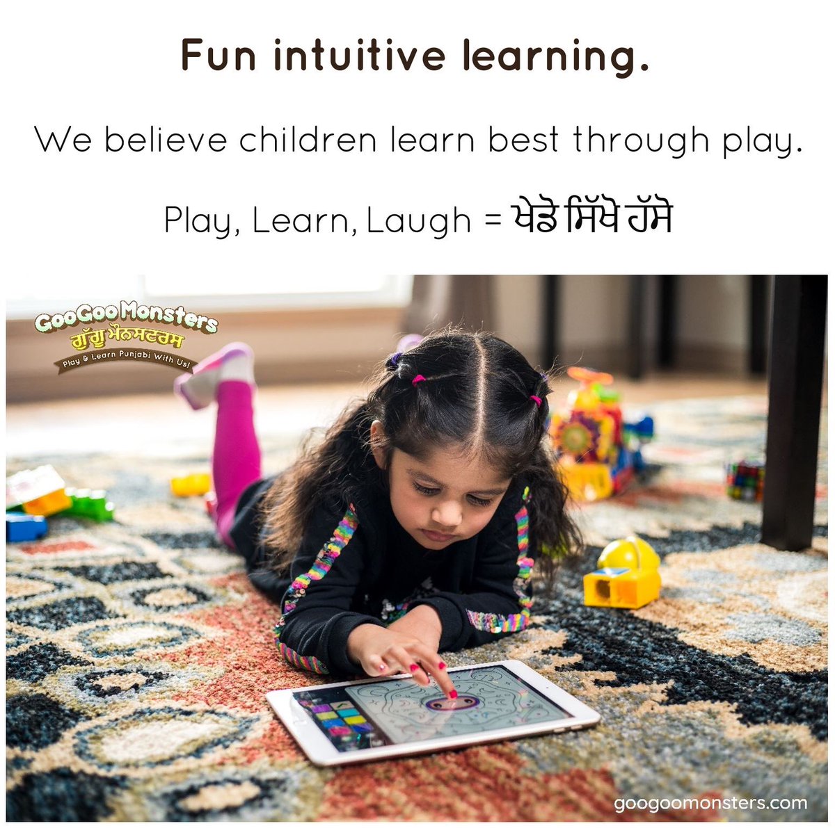 MonsterGoogoo's tweet photo. We believe children #learnpunjabi best through play! 🙂Download the GooGoo Monsters App on the Apple App Store ❤️ #Punjabi #googoomonsters #sikh #gurmukhi #ਪੰਜਾਬੀ https://t.co/zGykmwrXQU