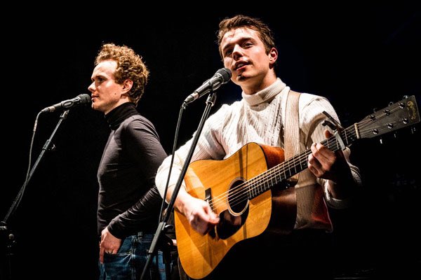 BSATalent's tweet photo. 25 minutes until @TheSandGstory Live!

Don’t miss @CameronRPotts &amp; @AdamDickinson95 as Simon &amp; Garfunkel! https://t.co/u2pJW916CY