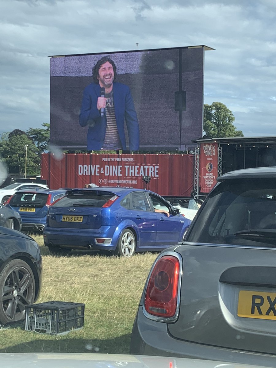 poidy_1901's tweet photo. Brilliant set by @watsoncomedian who kindly shared his pubes with half of #Henley this evening. Special mention to @EdGambleComedy who was also superb & @ChefTomKerridge for his typically top notch grub. #DriveandDine #CarpoolComedy https://t.co/73w94ChG8l