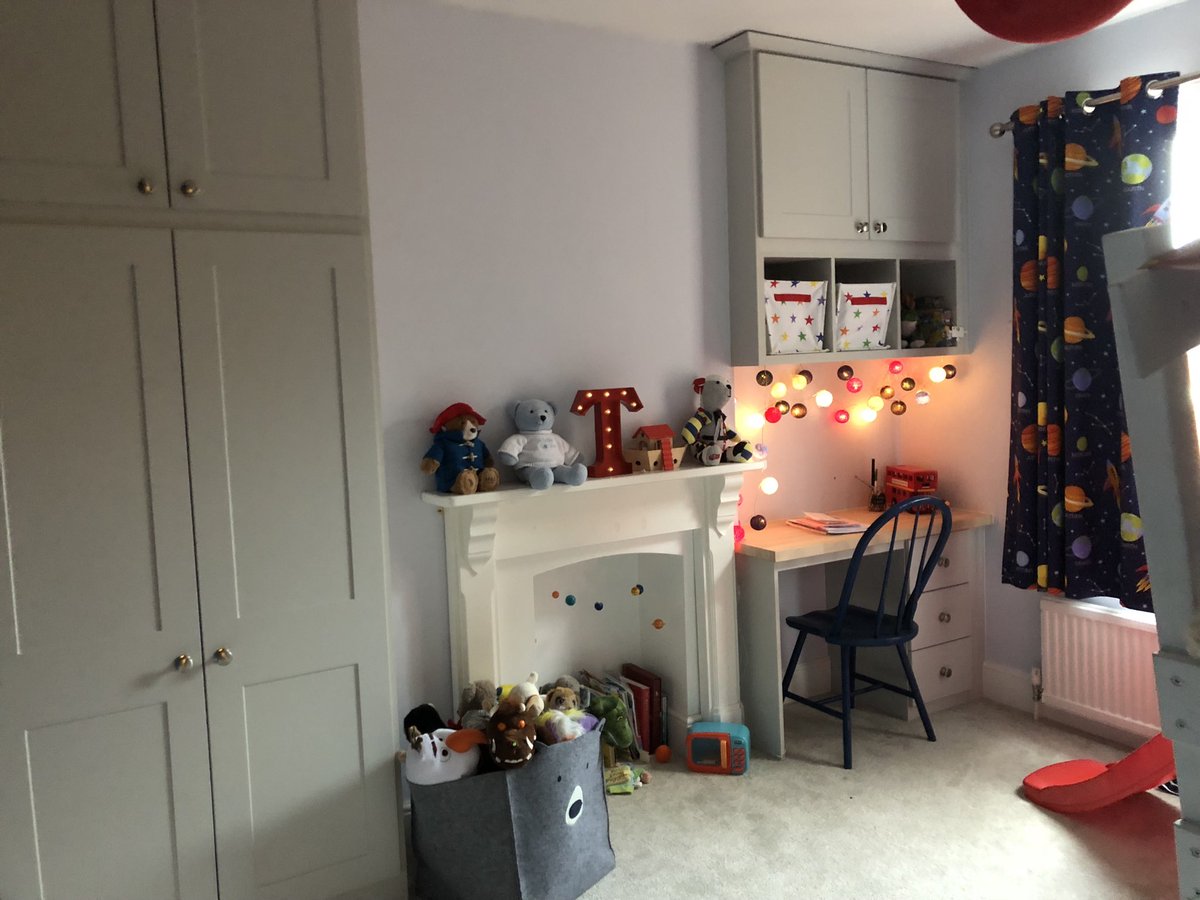 This used to be a pink room with an old dated fireplace. After a light blue coat of paint, and modernising the fireplace, it’s fit for our prince <a href="/your_home/">Your Home Magazine</a>