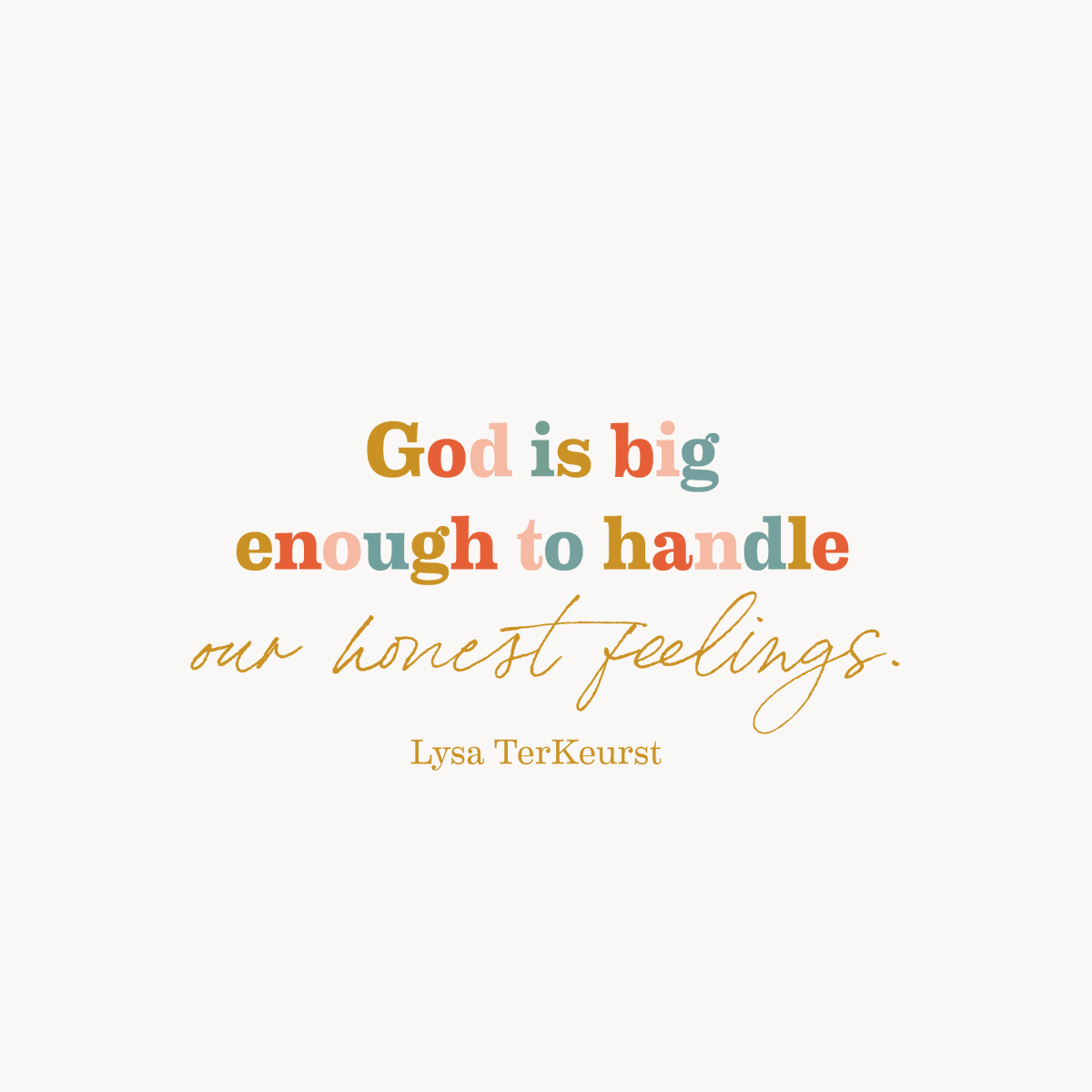 LysaTerKeurst's tweet photo. Being honest with God is essential in paving an authentic connection from our heart to His. Pretending to be fine would be fake at best, deadening at worst.

If something hurts, we can tell Him. Instead of shouting our feelings to the world, let's ask God to help us process them. https://t.co/r4SmiqXJ7D
