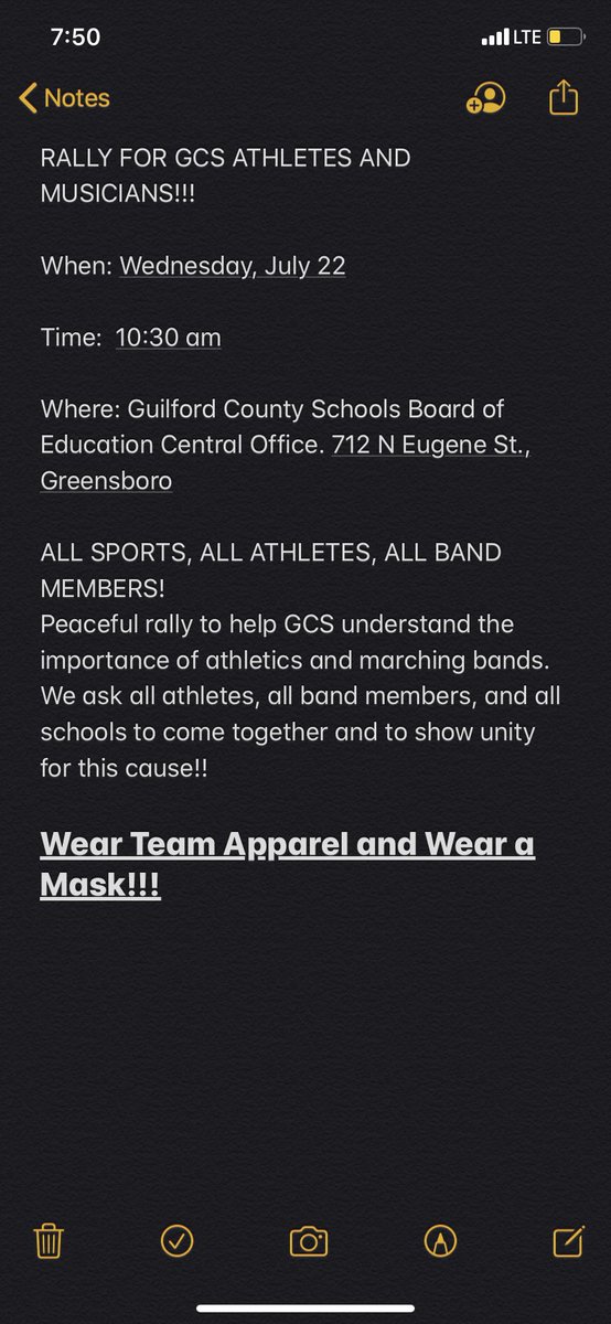 sincereburnette's tweet photo. ATHLETES AND FANS let’s make sure they can hear us in Greensboro!! Come out and let your voice be heard...Let’s build the ULTIMATE TEAM!!!! https://t.co/eGyCUu1mun