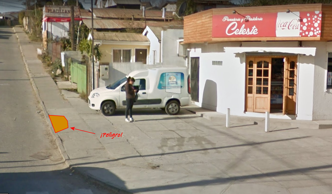 ComunaPdP's tweet photo. #AlertaPdP
[dom 19 jul 2020 18:00] frente a la entrada de la sucursal de panadería celeste, 1ra del sur con Cardenal Samoré, hay un cráter, cubierto de agua, cae una rueda completa y quedará girando en banda...
@esval_chile @DelegPlacilla https://t.co/bHn0frIkJe