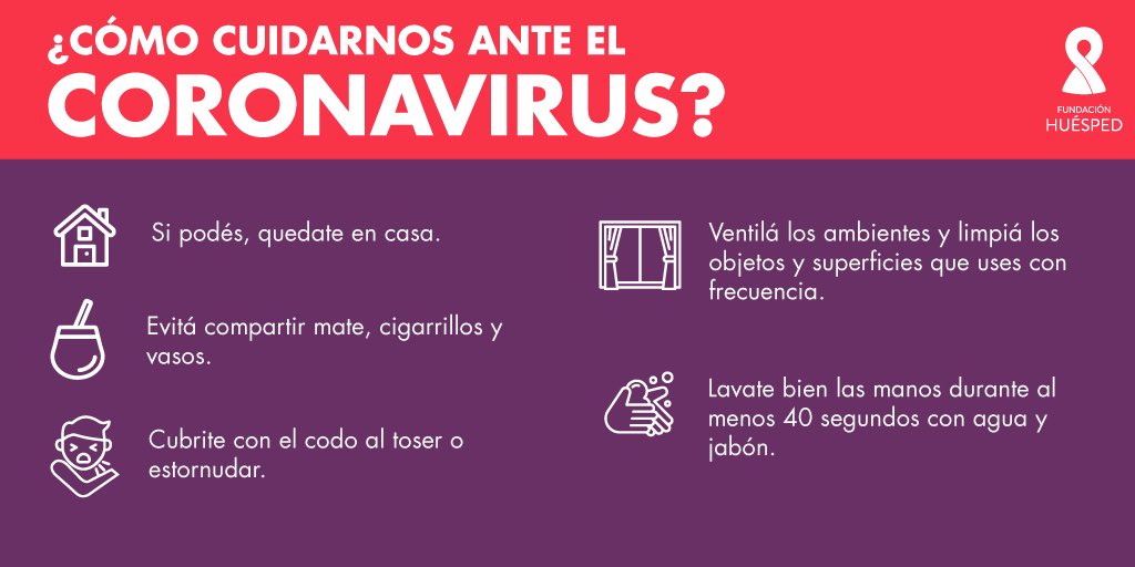 Cómo ejercer responsabilidad individual con  #COVID19             1) No compartas 🧉ni 🥃2) Usá barbijo 😷3) Tosé en el codo💪4) Ventilá ambientes 5) Lavate las manos 🤲 6) Evitá besos😘 y abrazos 7) Mantené 2⃣mt de distancia 8) Evitá lugares cerrados  9)Si podés #QuedateEnTuCasa