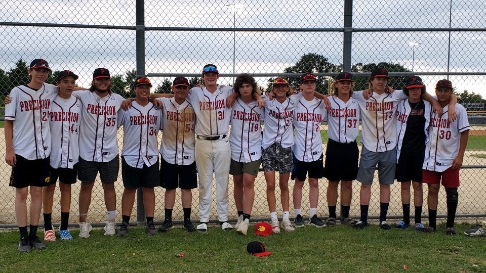 TiffBohm's tweet photo. Baseball mom life is the best life! ❤️⚾️🖤#precisionbaseball https://t.co/Jrih9ZLHbO