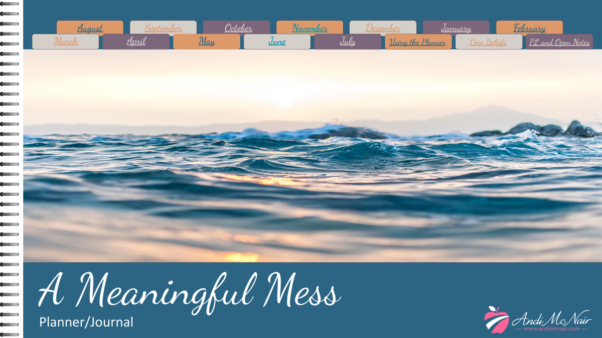 mcnairan3's tweet photo. FINALLY ready to share A Meaningful Mess Digital Planner.  Hope it's helpful and something that educators can use to design meaningful learning experiences. The planner can be used with Google Slides or GoodNotes. ✅ it out! https://t.co/vlFBnEKSIJ #ameaningfulmess https://t.co/XGAaDQZ07r
