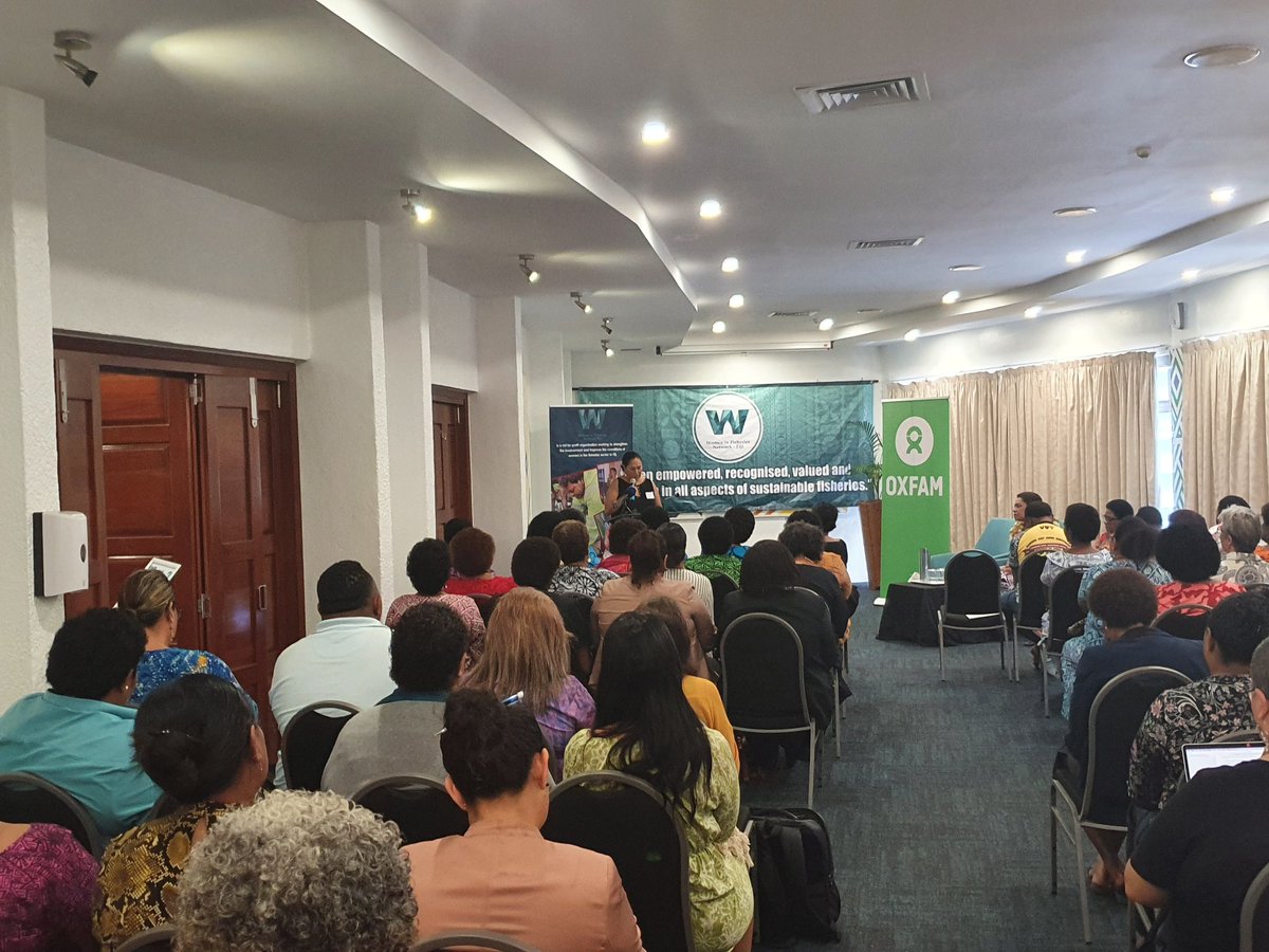 WiFN_Fiji's tweet photo. "Clearly, the distribution of unpaid care work in these communities is uneven, being heavier for #Women which creates time burdens in the context of economic activities"
#WIFNFiji Chairperson
@MorrisWhippy https://t.co/uJP1u6lkN1