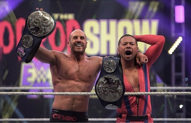 KAMMEDEE's tweet photo. Iβm happy for them. #AndNew #RIPKofi #XtremeCast #ExtremeRules https://t.co/YvinYmTM5b