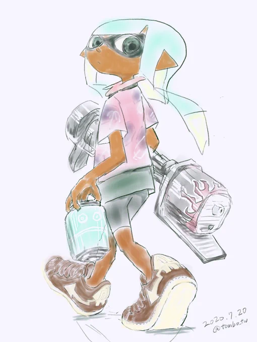 以前アイコン用に描いたのを描き直してみた 