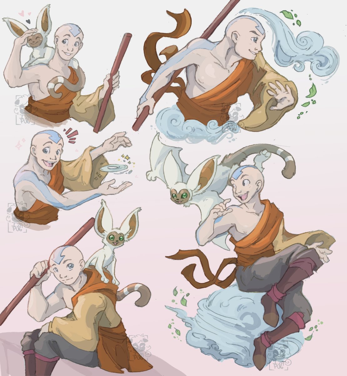 picture Drawing Avatar Aang Fan Art izapug on twitter aang doodles fanart