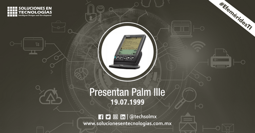 techsolmx's tweet photo. Un día como hoy (19/07/1999): Palm Computing presentaba Palm IIIe HandHeld que contaba con 2 MB. de RAM, Palm OS 3.1, backlit LCD Touchscreen y Motorola DragonBall EZ CPU de 16 MHz. https://t.co/X03rqGL4wu
#SomosSoluciones #EfeméridesTI #PalmComputing #PalmIIIe #PalmOS31 #TIC https://t.co/q8m4PxQFCK