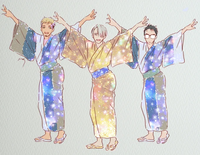 なななさんがマツケンサンバ間奏を文字式で作ってくれたので描いてみたw
#アダルトリオはYOIぞ 