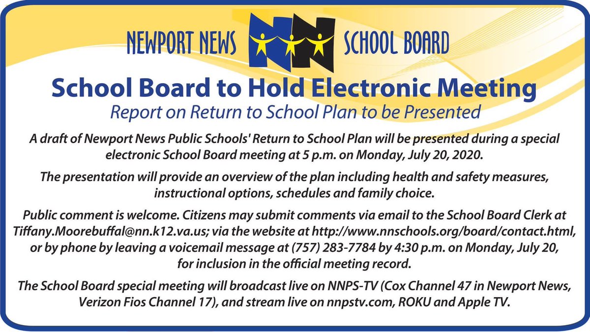 reason_angela's tweet photo. ‼️ATTENTION‼️ NNPS Parents, please read this message in its entirety, tune in, and submit your questions and statements https://t.co/JIA81TR9tB