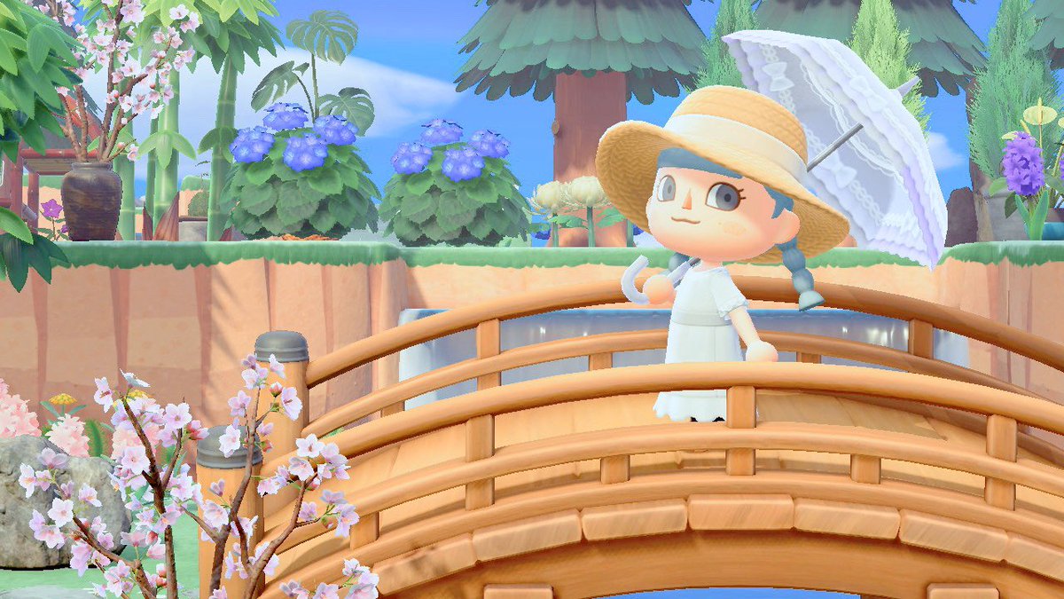 voidcoupon's tweet photo. inspired by monet’s garden 🌼🌷🌻 #ACNH #AnimalCrossingNewHorizons #あつまれどうぶつの森 https://t.co/hTi67XuWr8
