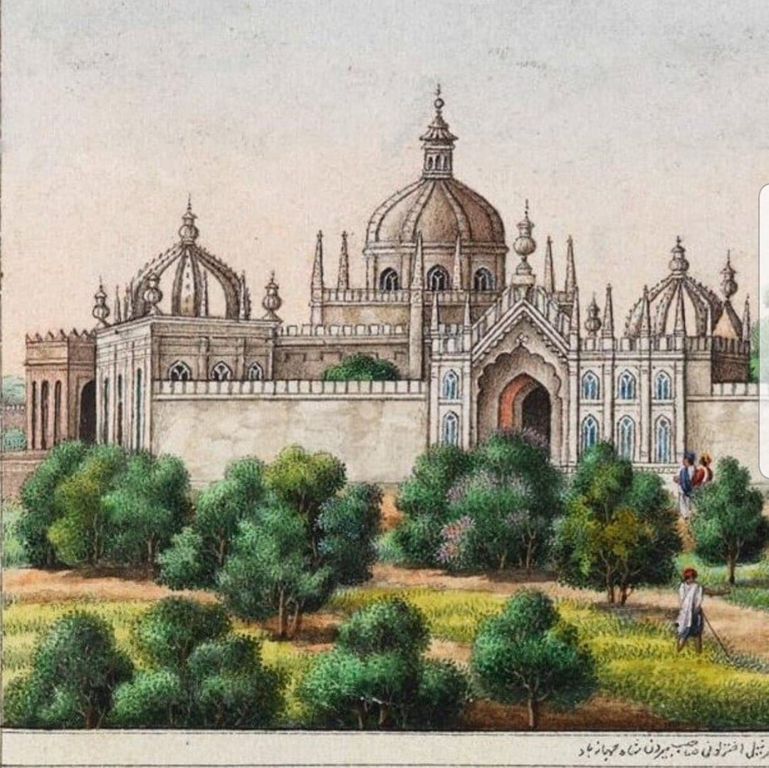 The elderly Sir David Ocherlony however worshipped Mubarak Begum and built her the last great Mughal tomb, Mubarak Bagh.
