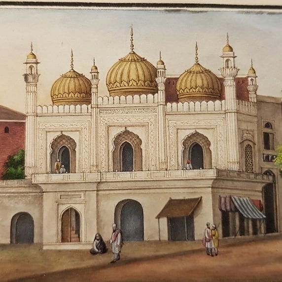 After Ochterlony's death, Mubarak Begum remarried a noble who fought vs the Brits in 1857, a conflict which destroyed Mubarak Bagh, only fragments of which survive. Her Haveli remained a place of high Mughal culture & here Fahatullah Baig set The Last Mushairah of Dehli.