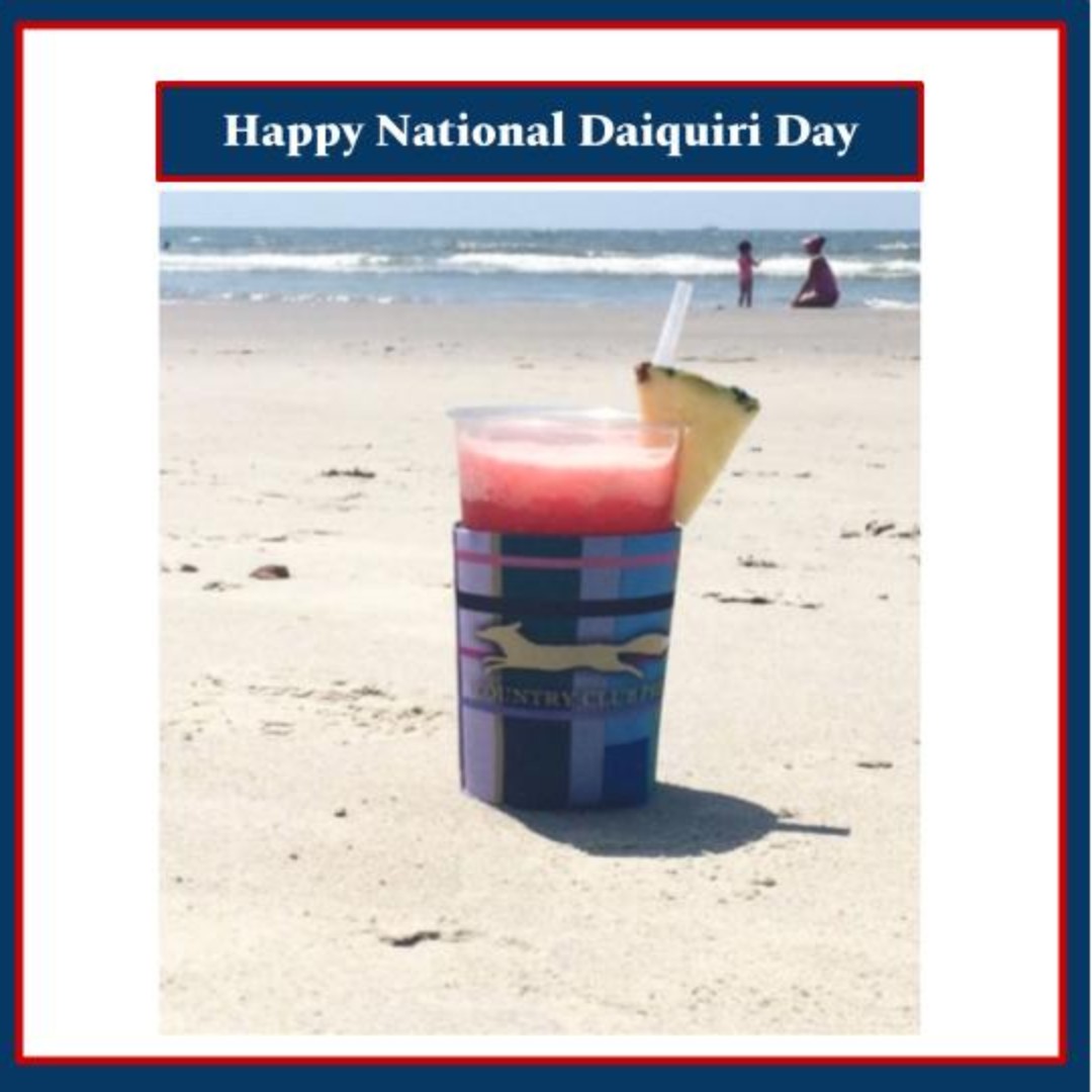 Each year on July 19th, people across the United States fill their glasses with a rum-based cocktail or mocktail with citrus juice and sugar. So, raise your glass and join all of the others in this toast to #NationalDaiquiriDay. 🍹🦊🍍

From #LongshanksTheFox #CountryClubPrep