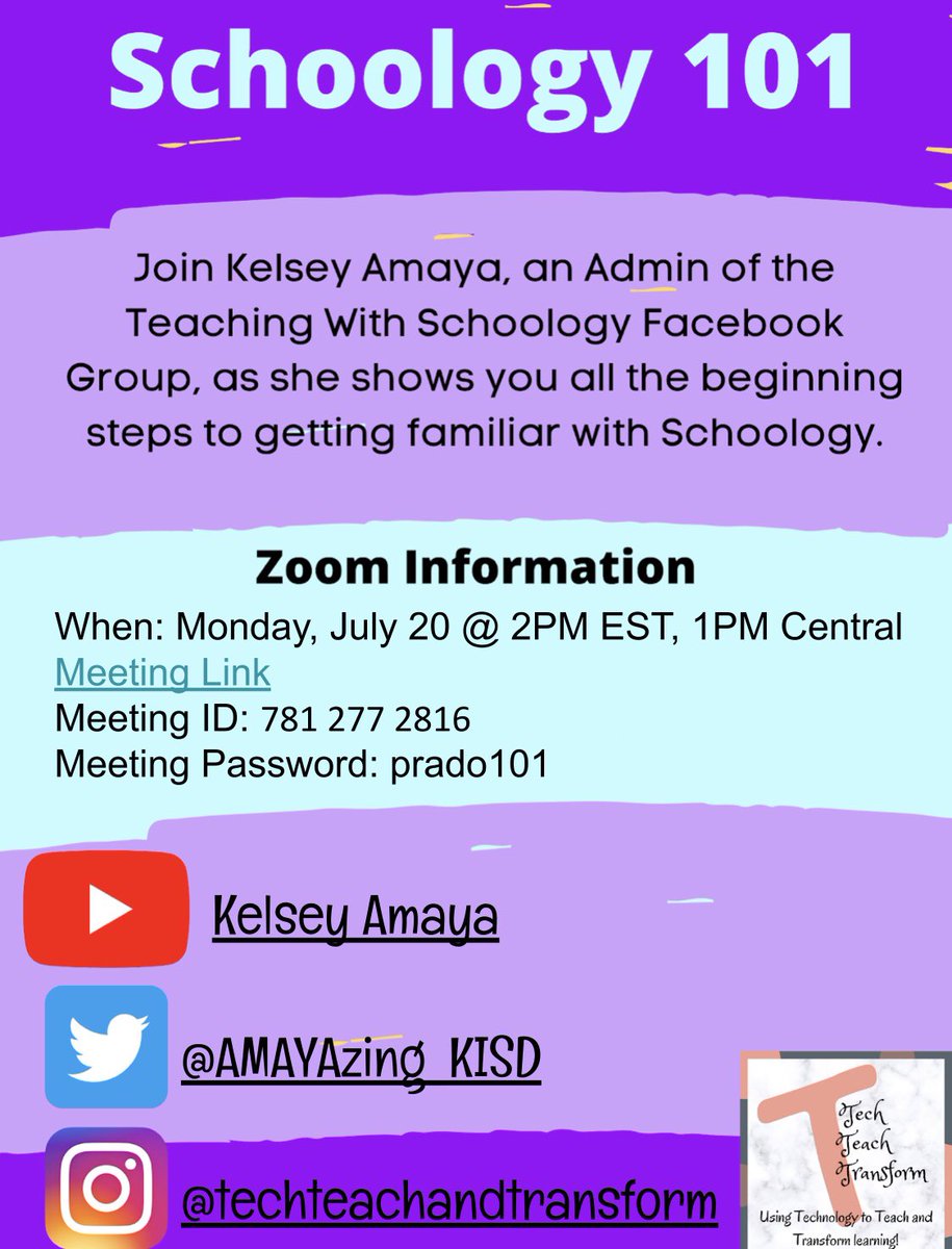 MsBritton_'s tweet photo. #5. There will be free webinars that will discuss @Schoology for any teachers that are interested in learning about this platform. #ED505 https://t.co/rr3jTfGv94