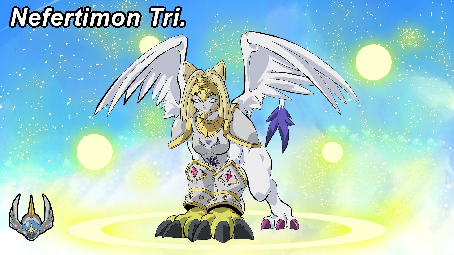 Seraphi COMMISSIONS OPEN on X: My art of Nefertimon in Tri. Style. There  are many more requirements and I will fulfill them. #digimon #digimontri   / X