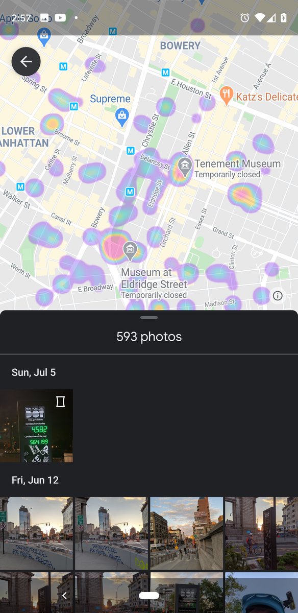 twowheelsg's tweet photo. I #geocoded some pictures and have a #heatmap. Ready for highly specific #visionZero street engineering #bikeNYC #bikeNY #bikeLI debates !
And maybe ready for @Daniel_A_Solow 's next crowdsource party. https://t.co/wVpZt4vfd9