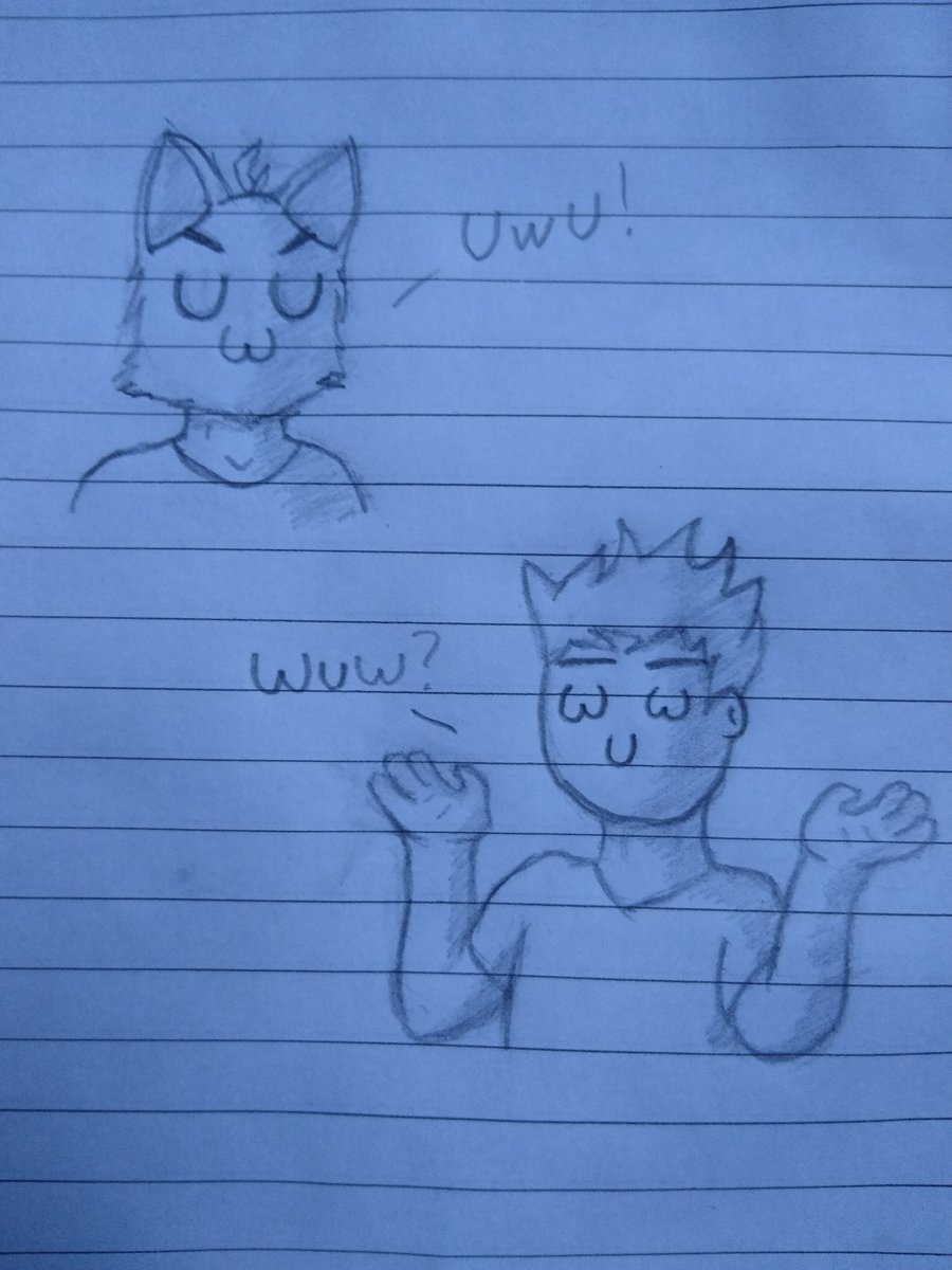 YanOcon1998's tweet photo. @GrinningKit your doodle gave me this idea so I made my version of it-
#DrawSomethingEveryDay #doodle #furry #notfurry https://t.co/KO9iRqBKuH