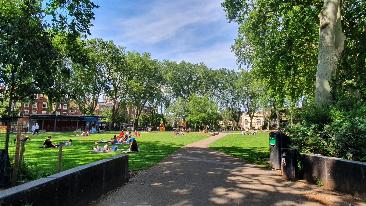 Newington Green, and it's Unitarian Church – a site of London dissent, radical thinking, and revolutionary ideas for centuries. Check out this  @LayersofLondon collection and the very detailed wikipedia page for more info: https://www.ngmh.org.uk/history/radical-local-history-mapped  https://en.wikipedia.org/wiki/Newington_Green_Unitarian_Church