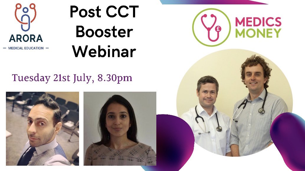 Pooja_Arora1's tweet photo. Are you about to CCT? Join us on Tuesday https://t.co/LhdnTop4nF we’ll share our experiences about practical steps you need to do now to avoid common pitfalls Post CCT &amp; enjoy your GP career!! @alieloveshockey @sophie_lumley @Aaliya_UK @dramuthan @doctor_katie @DrBenMolyneux https://t.co/1bmOdTAQVS