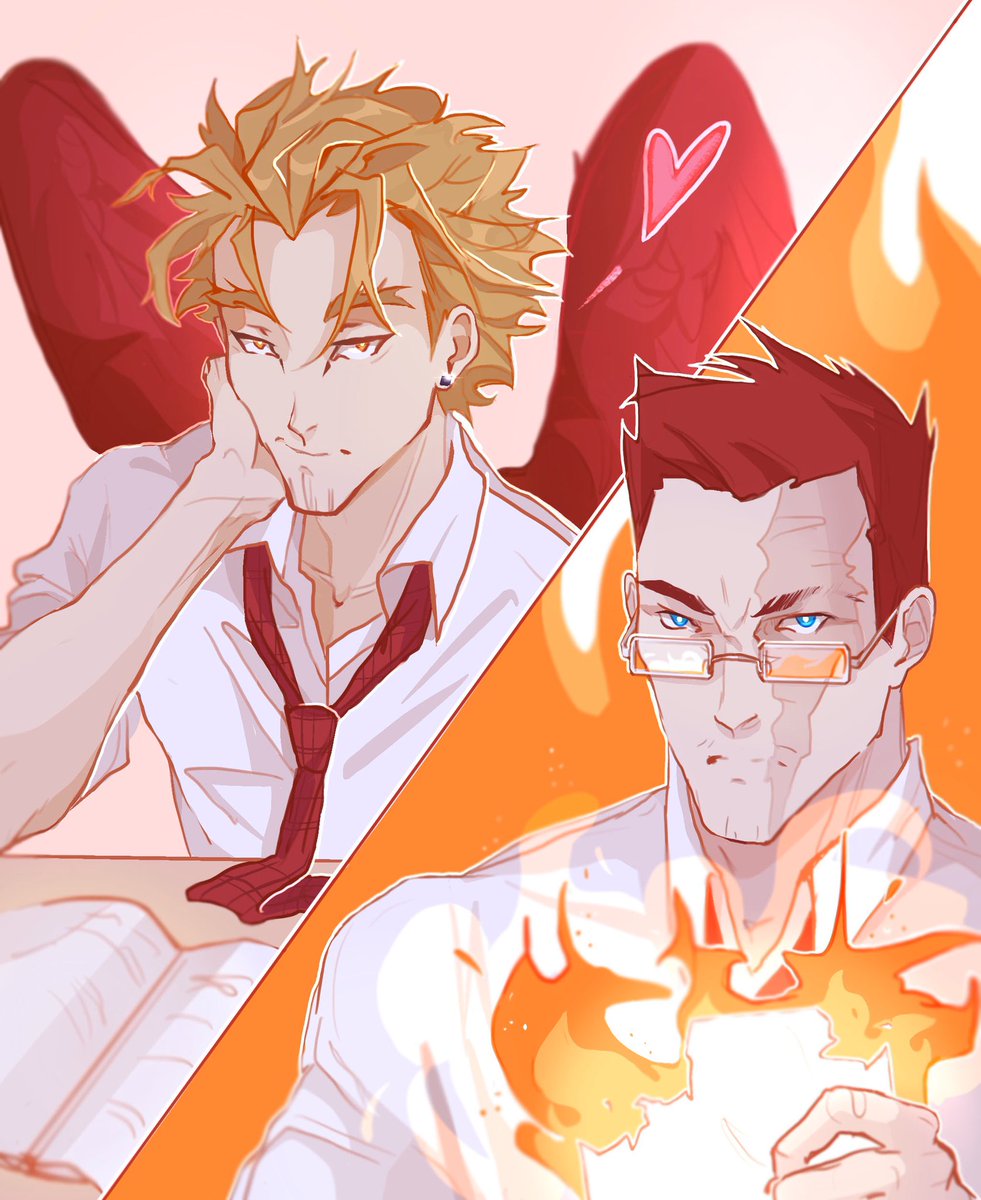 _Cactusute_'s tweet photo. High school AU🐤🔥 
#bnha #endhawks https://t.co/U6Xp5gdfh7