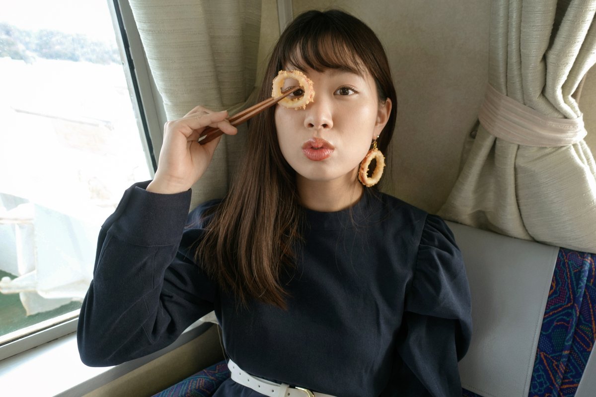 katonaoki3's tweet photo. イカリング・イヤリング

＠umagigasuki　#ポートレートモデル募集 https://t.co/NCGnrwpdRr