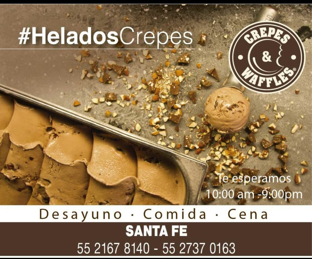 CrepesMexico's tweet photo. Estamos abiertos con todas las medidas de higiene para seguirte consintiendo!!
Y si prefieres... seguimos a domicilios y Take Out!
Visítanos o pide en plataforma 😍
#CrepesLovers #CrepesEnCasa #CDMX #Domingo https://t.co/3KekBLFkBH